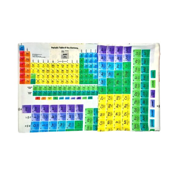 Periodic Table Scarf Elements Lab Teacher Science Student Gift Infinity White - Picture 4 of 8